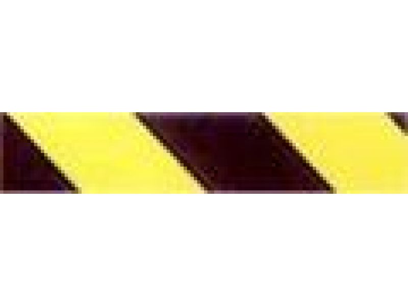 Black/Yellow Stripe  Stock Tape