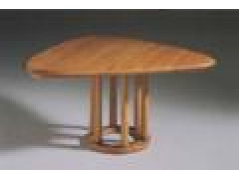C146-600 Round Column Base Custom Conference Table