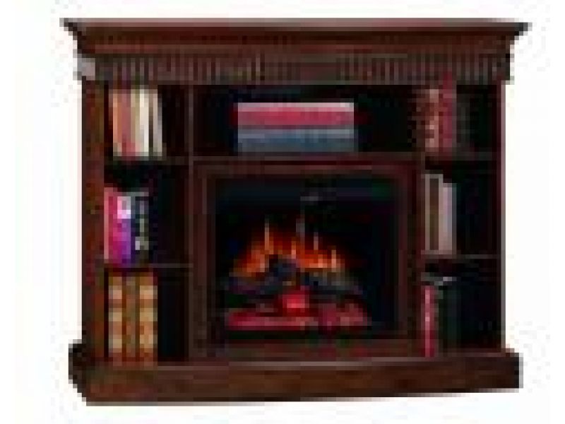 Westbury Electric Fireplace/Bookcase