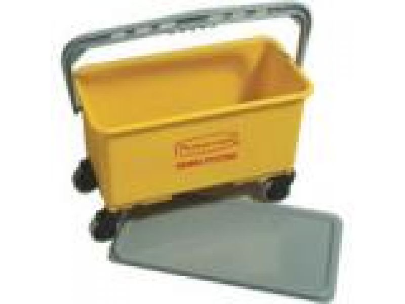 E051 Finish Bucket, Includes Lid, Handle, Sieves and Casters