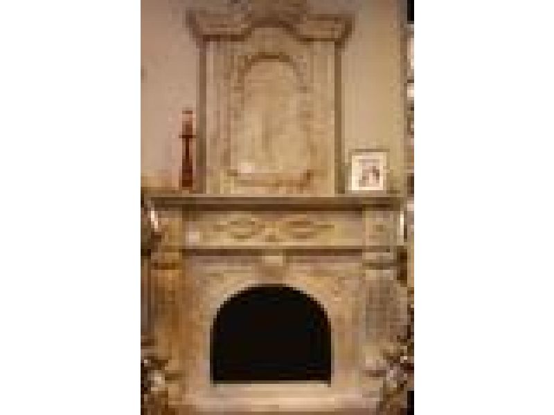 Marble Fireplace Mantels - C7201 Travertine