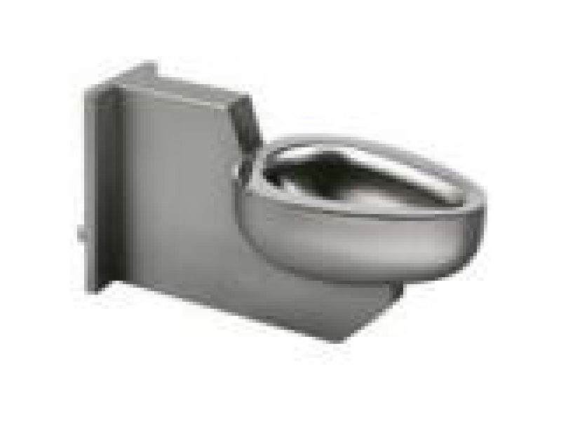Chase Mounted Siphon Jet Stainless Steel Toilet