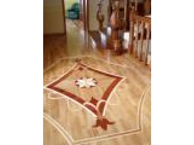 Savoy wood floor inlay