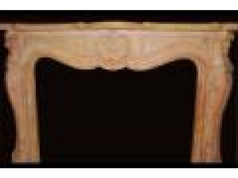 Marble Fireplace Mantels - E501 Lt. Yellow Brown