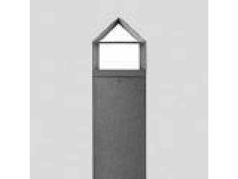 Bollard - square with diffused light source