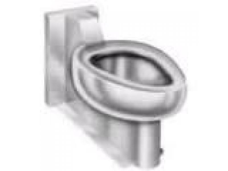 Chase Mounted Blowout Jet Stainless Steel Toilet