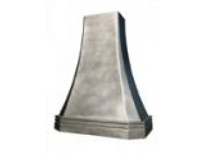 Tall Pewter French Sweep Hood Mont St. Michel