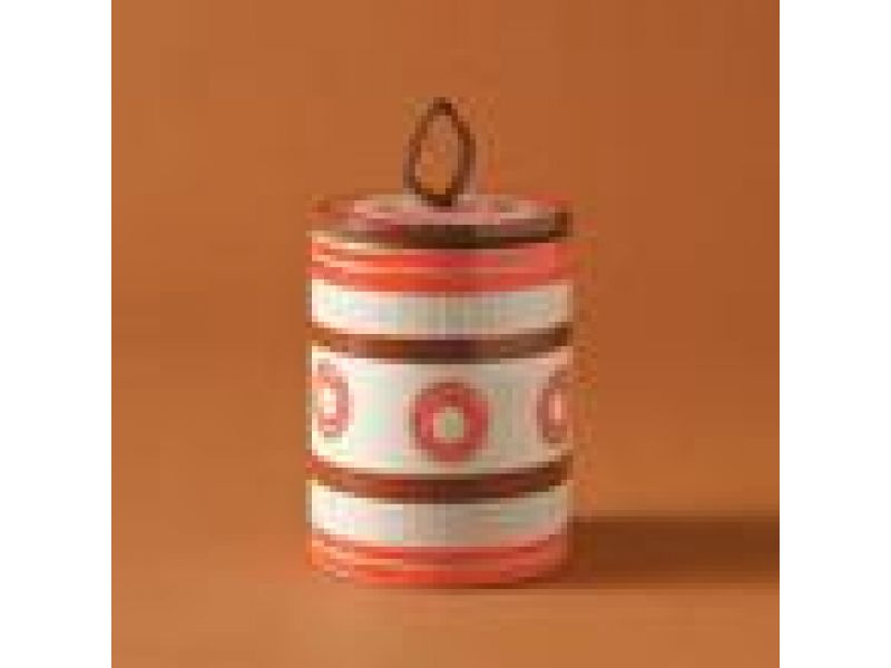 Sgraffito Small Canister