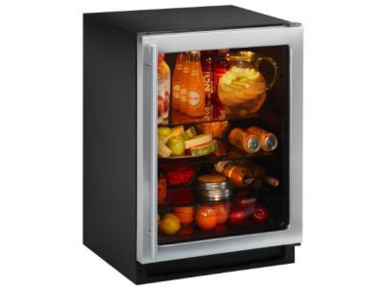 Energy Efficient Glass Door Refrigerator