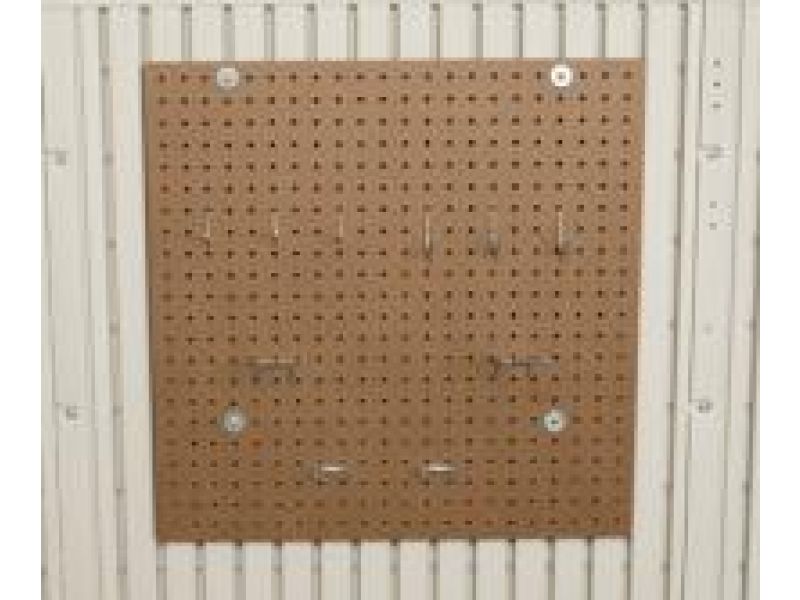 Peg Board for 8-Foot Wide Sheds