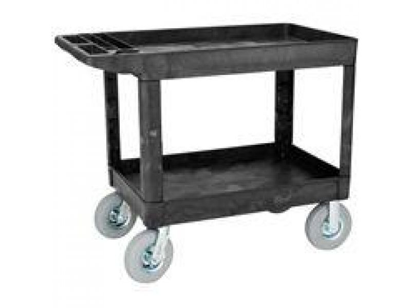 4520-10 2 Shelf Cart with Pneumatic Casters