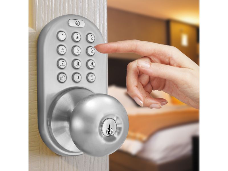 Keyless Entry Knob Door Lock with Electronic Digital Keypad