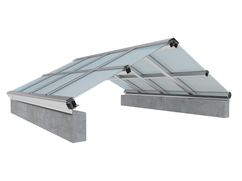 EXTECH\'s SKYGARD 3700 skylight spans large openings, including for industrial applications