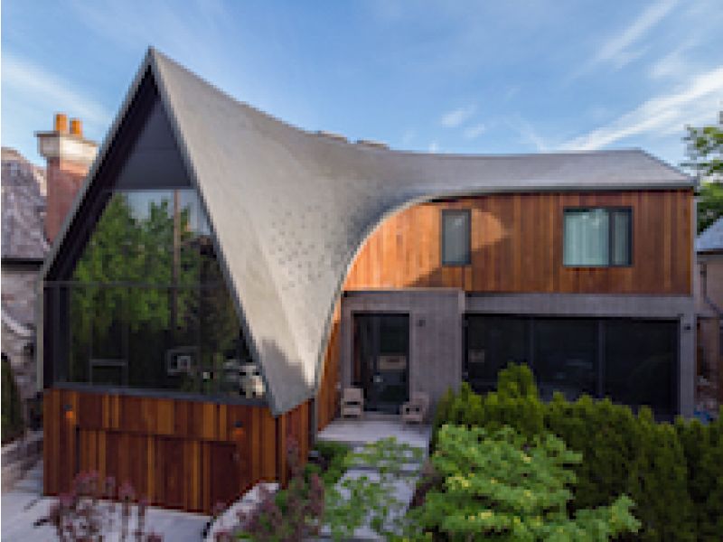 Bézier Curve House\'s Imaginative Dragon-scale Roof Design Realized with RHEINZINK Zinc Panels
