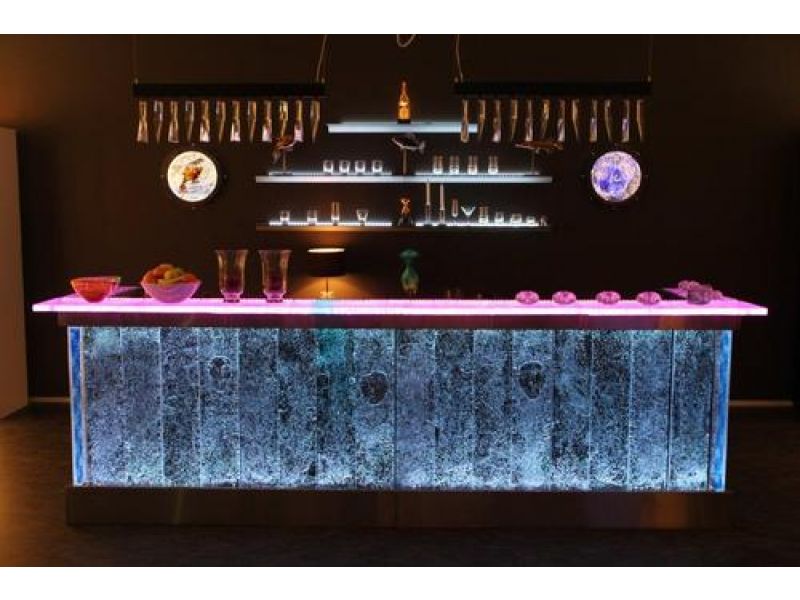 Kjell Engman-designed glass bar