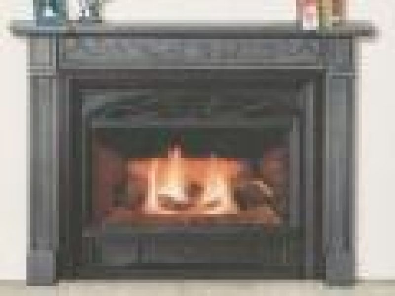 Metal Fireplace Mantels - Model - Lucy - WA-BLJ-206