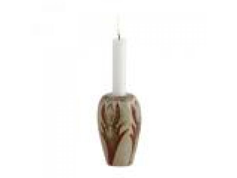 Floating Flowers Candlestick Red