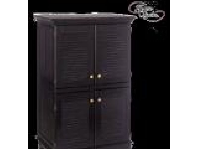 Armoire with Louvered Doors