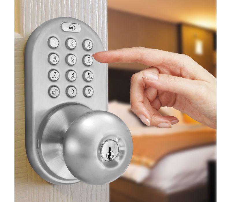 Keyless Entry Knob Door Lock with Electronic Digital Keypad