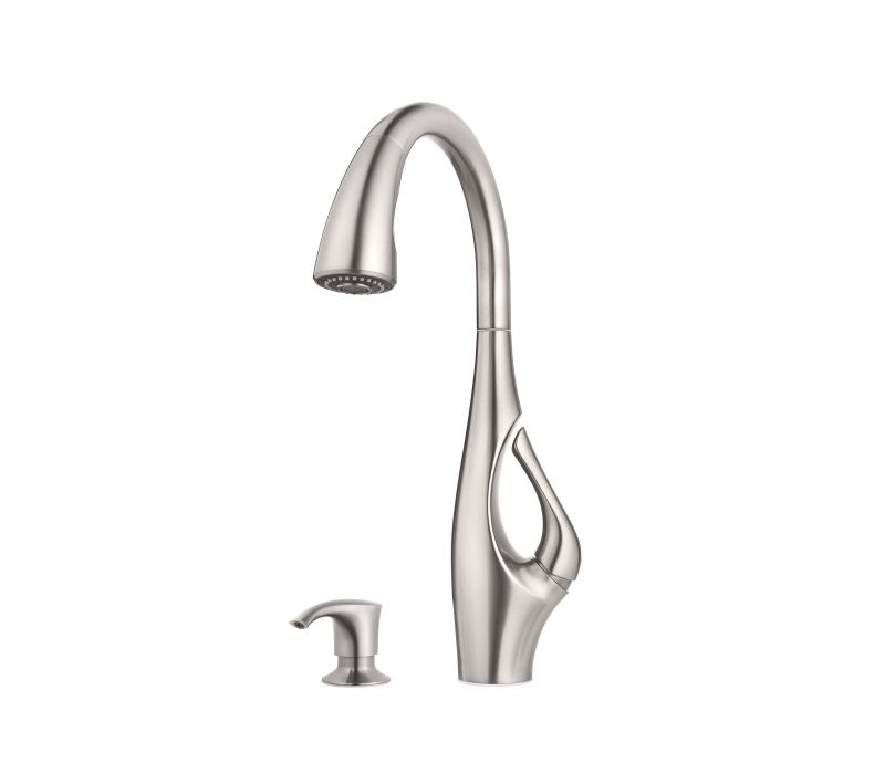 Indira 1-Handle, Pull-Down Kitchen Faucet