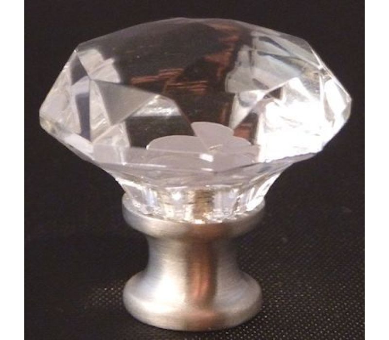 Faceted Crystal Knob-CR-4300