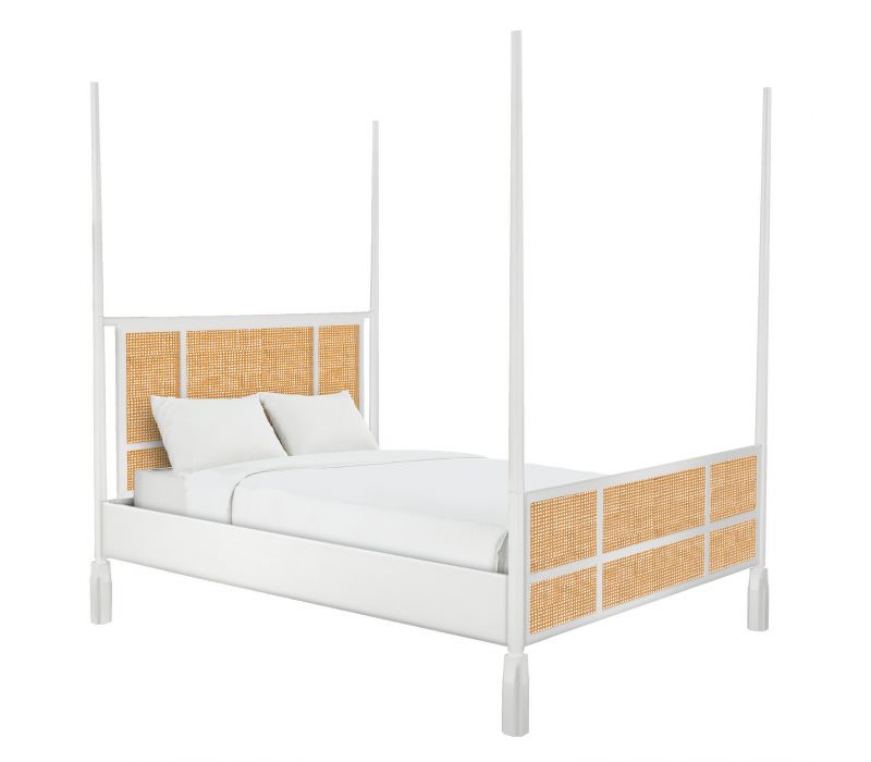 Stockholm Queen Bed in White